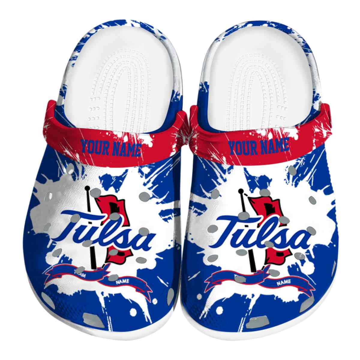 Tulsa Golden Hurricane 2025 NCAA Sport Crocs Clogs For Men Women and Kids - GNL1464840