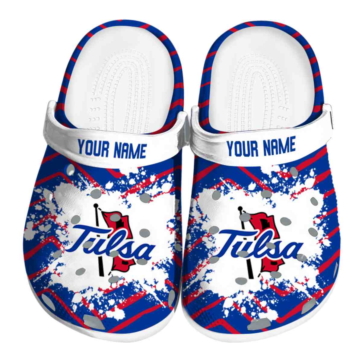 Tulsa Golden Hurricane 2025 NCAA Sport Crocs Clogs For Men Women and Kids - GNL1464829