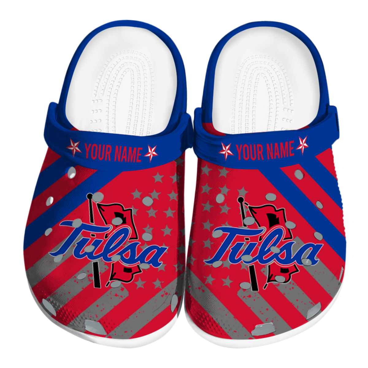Tulsa Golden Hurricane 2025 NCAA Sport Crocs Clogs For Men Women and Kids - GNL1464861