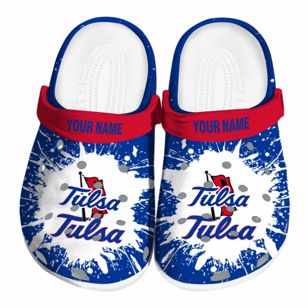 Tulsa Golden Hurricane 2025 NCAA Sport Crocs Clogs For Men Women and Kids - GNL1464854