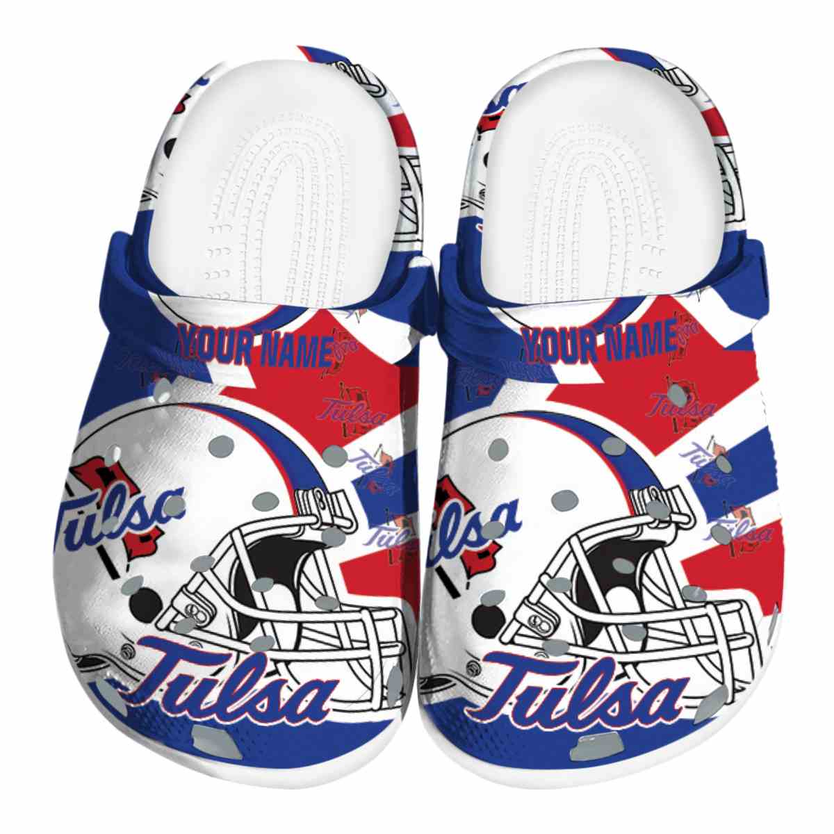 Tulsa Golden Hurricane 2025 NCAA Sport Crocs Clogs For Men Women and Kids - GNL1464852