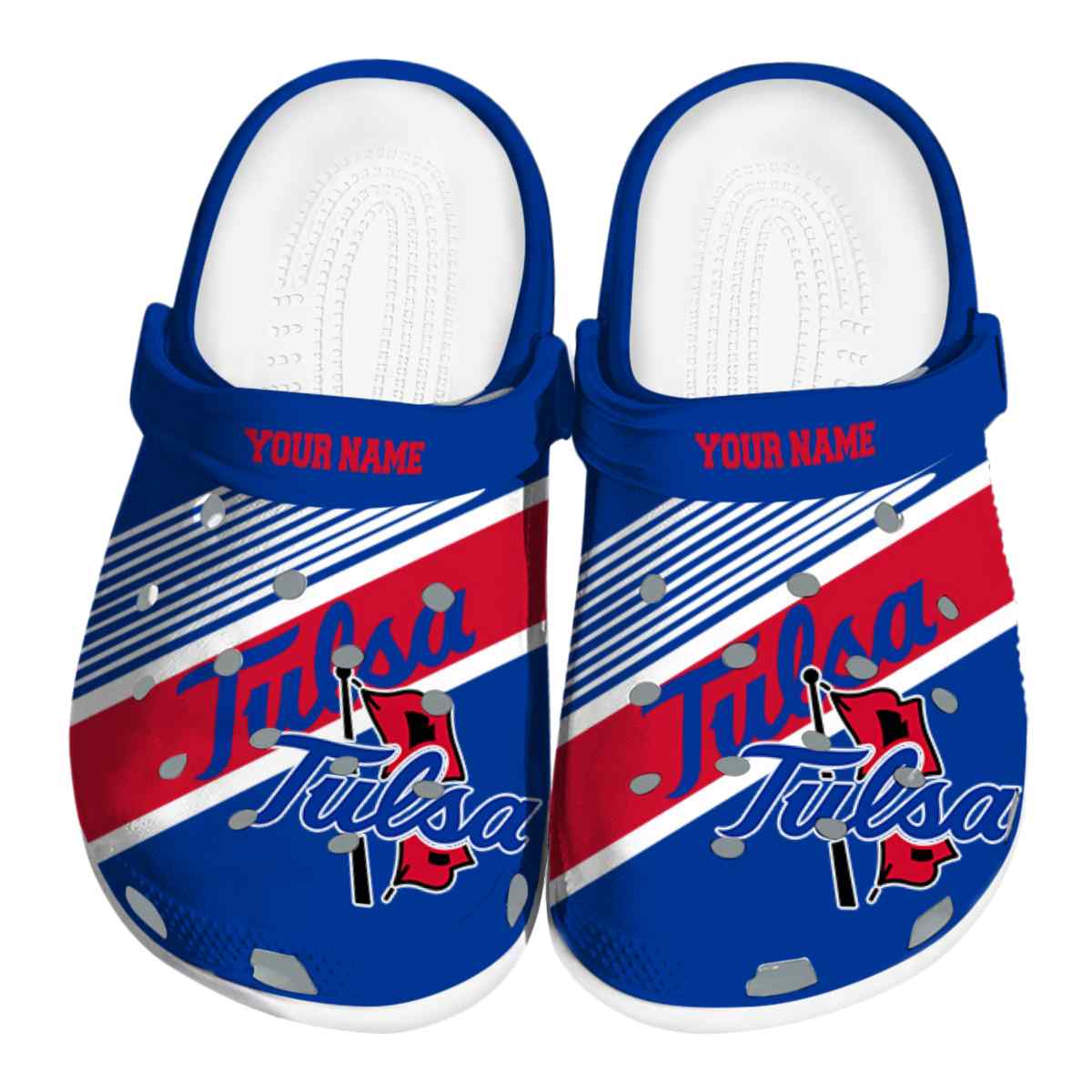 Tulsa Golden Hurricane 2025 NCAA Sport Crocs Clogs For Men Women and Kids - GNL1464857