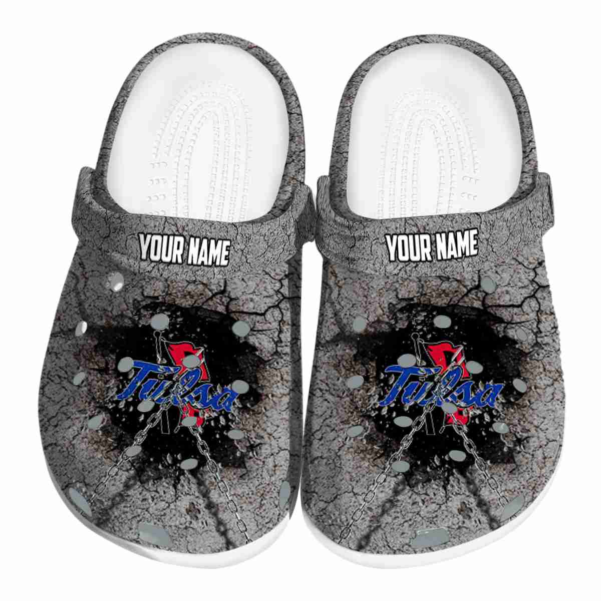 Tulsa Golden Hurricane 2025 NCAA Sport Crocs Clogs For Men Women and Kids - GNL1464858
