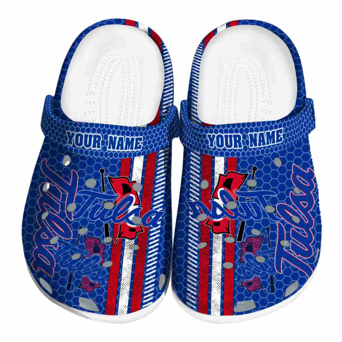Tulsa Golden Hurricane 2025 NCAA Sport Crocs Clogs For Men Women and Kids - GNL1464864