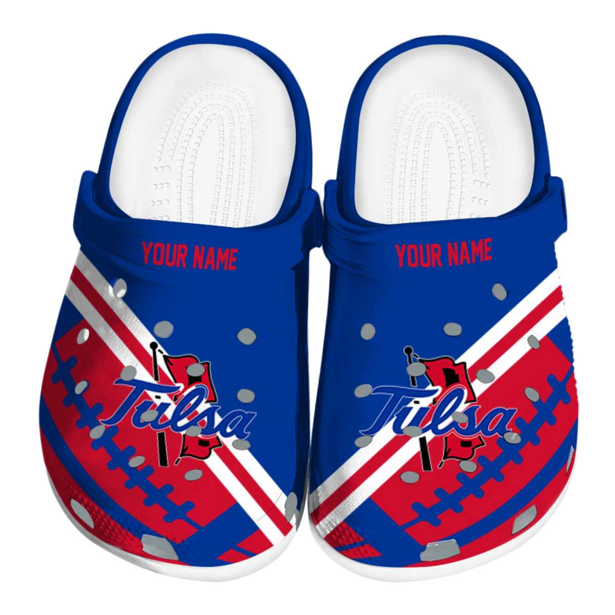 Tulsa Golden Hurricane 2025 NCAA Sport Crocs Clogs For Men Women and Kids - GNL1464871