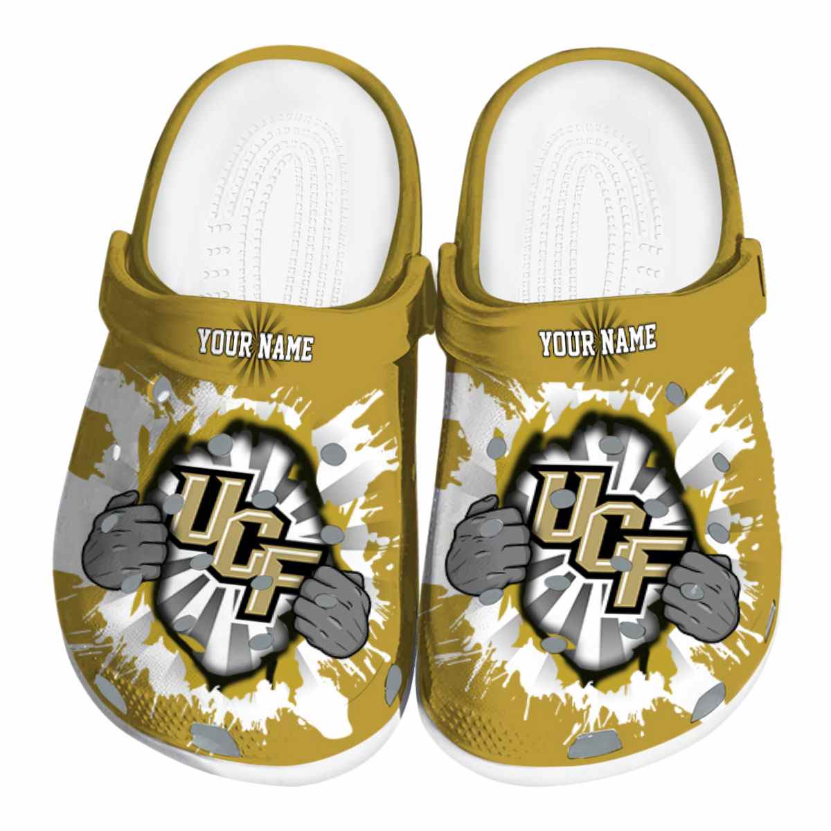 UCF Knights 2025 NCAA Sport Crocs Clogs For Men Women and Kids - GNL1464910