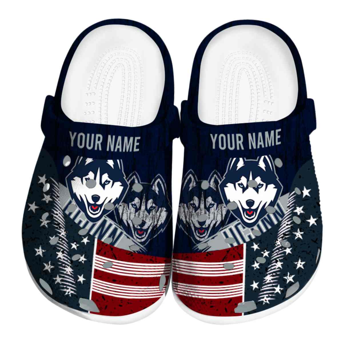 UConn Huskies 2025 NCAA Sport Crocs Clogs For Men Women and Kids - GNL1464965
