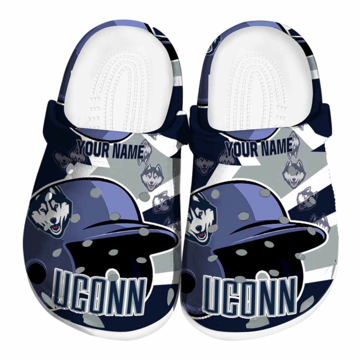 UConn Huskies 2025 NCAA Sport Crocs Clogs For Men Women and Kids - GNL1464972