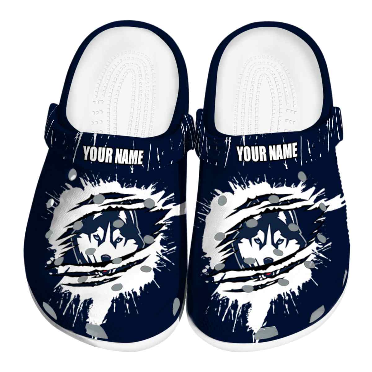 UConn Huskies 2025 NCAA Sport Crocs Clogs For Men Women and Kids - GNL1464980