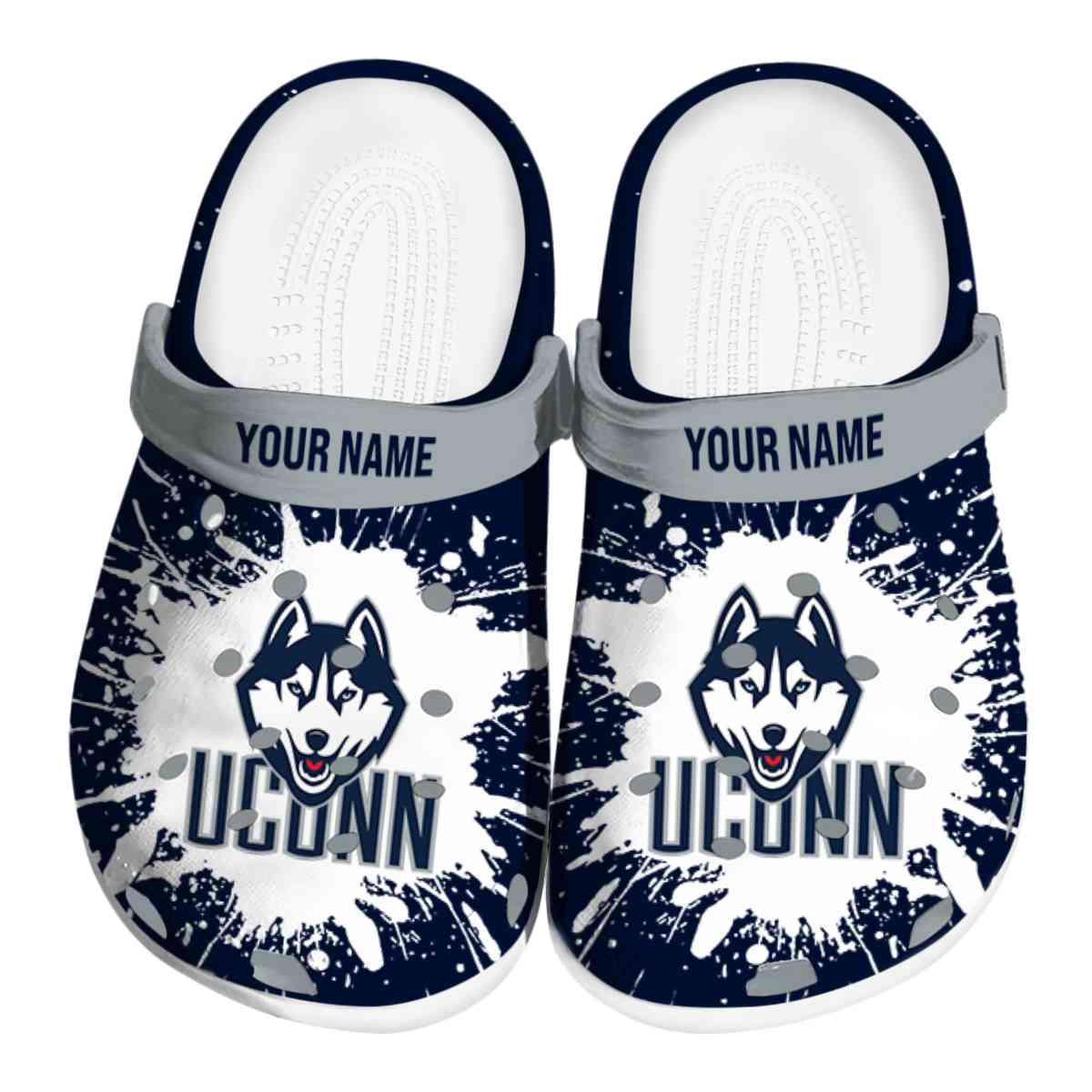 UConn Huskies 2025 NCAA Sport Crocs Clogs For Men Women and Kids - GNL1464967