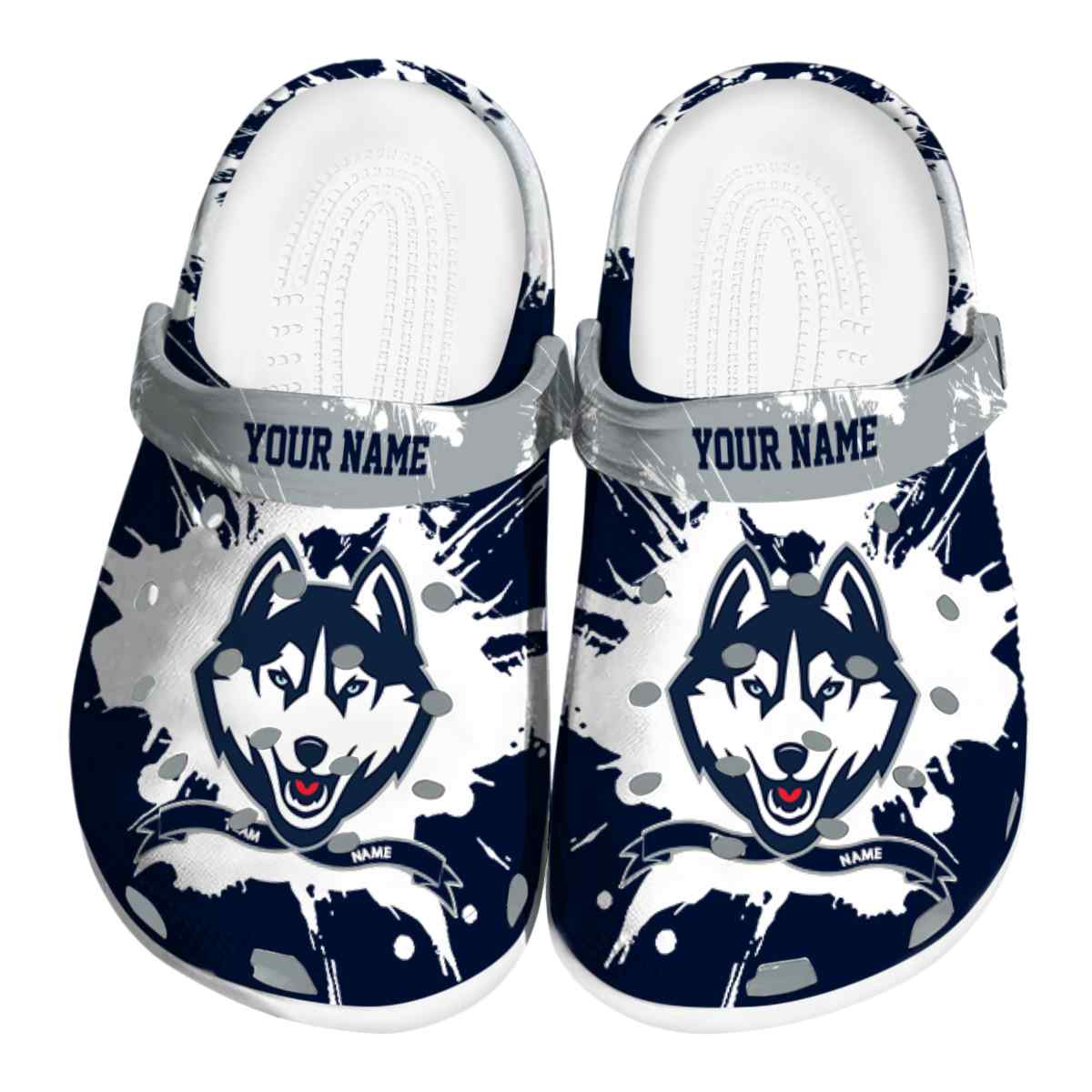 UConn Huskies 2025 NCAA Sport Crocs Clogs For Men Women and Kids - GNL1464988