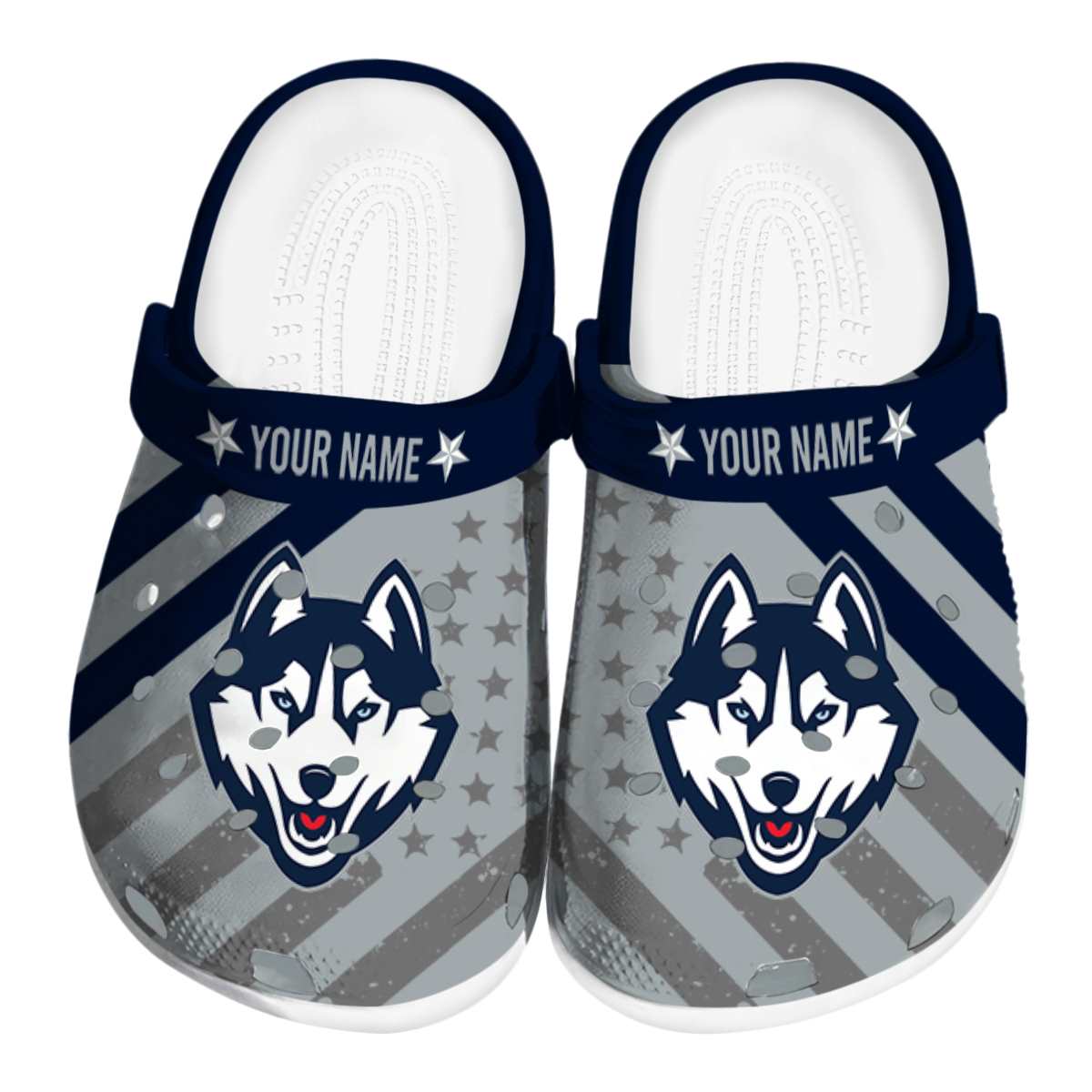 UConn Huskies 2025 NCAA Sport Crocs Clogs For Men Women and Kids - GNL1464993