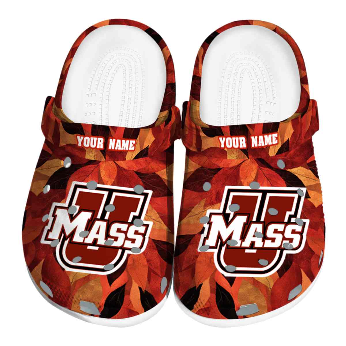 UMass Minutemen 2025 NCAA Sport Crocs Clogs For Men Women and Kids - GNL1465023