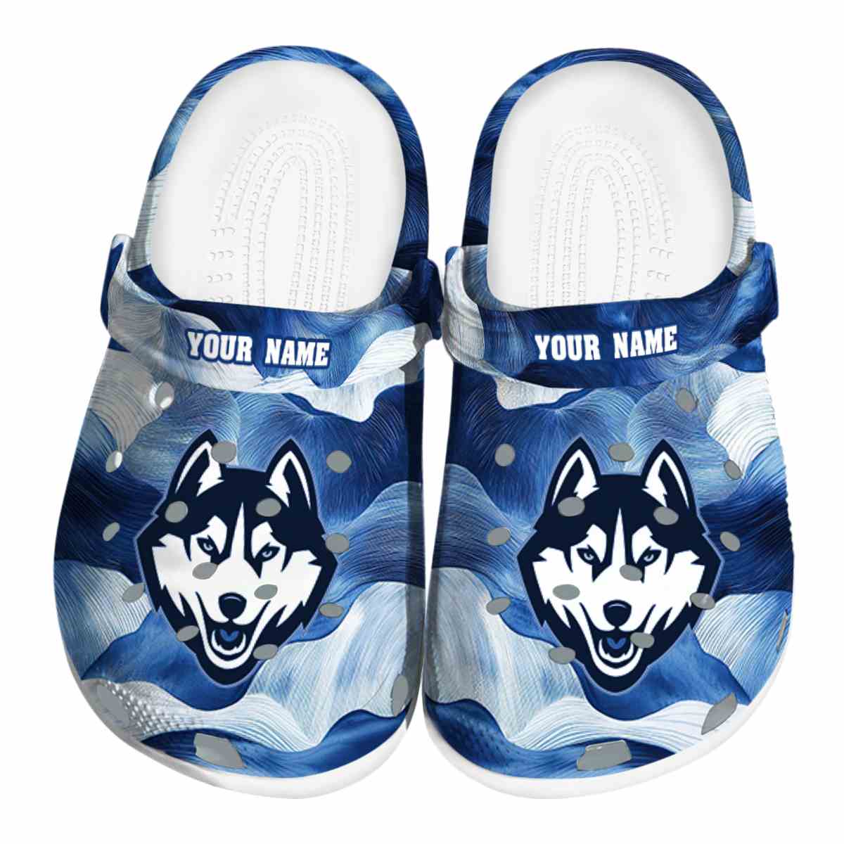 UConn Huskies 2025 NCAA Sport Crocs Clogs For Men Women and Kids - GNL1465016