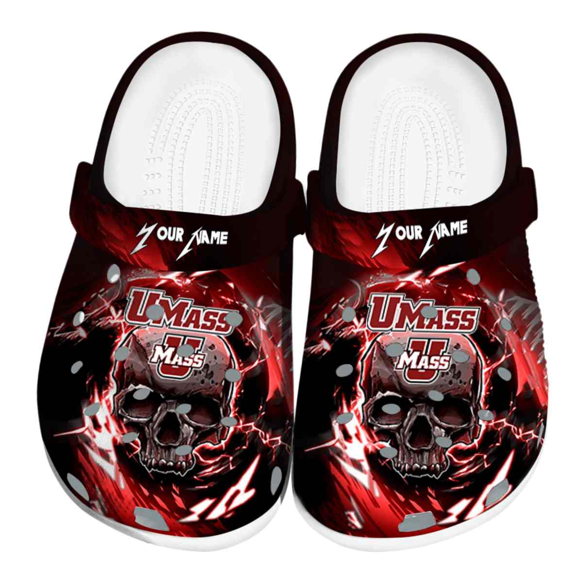 UMass Minutemen 2025 NCAA Sport Crocs Clogs For Men Women and Kids - GNL1465004
