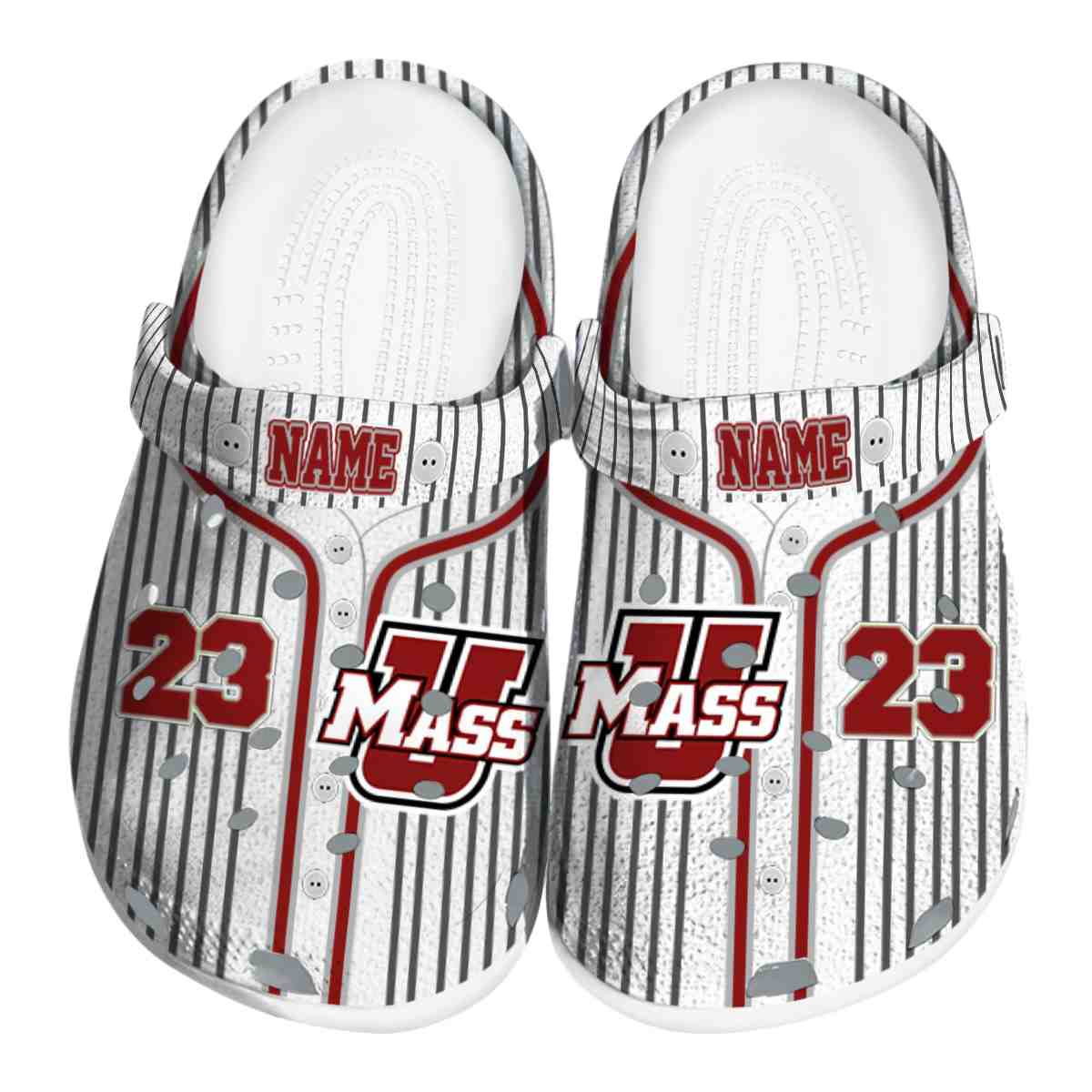 UMass Minutemen 2025 NCAA Sport Crocs Clogs For Men Women and Kids - GNL1465015