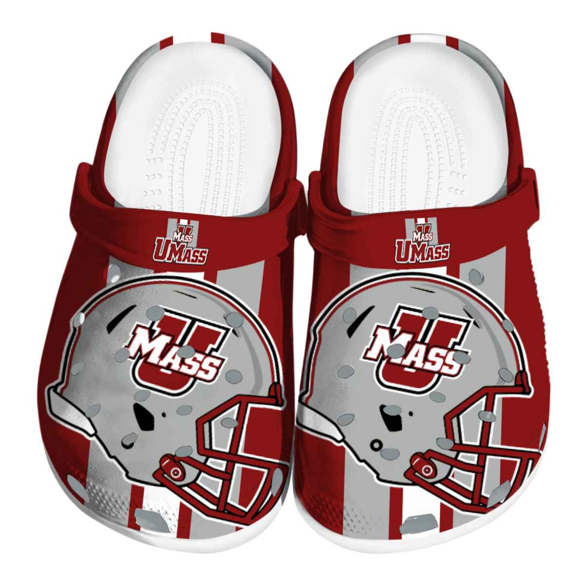 UMass Minutemen 2025 NCAA Sport Crocs Clogs For Men Women and Kids - GNL1464999