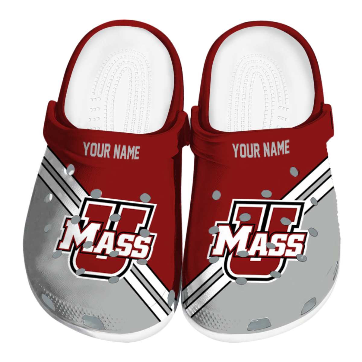 UMass Minutemen 2025 NCAA Sport Crocs Clogs For Men Women and Kids - GNL1465005