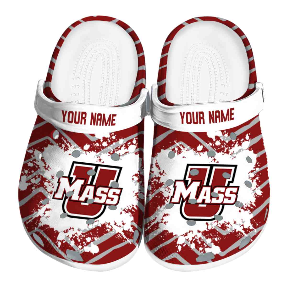 UMass Minutemen 2025 NCAA Sport Crocs Clogs For Men Women and Kids - GNL1465012
