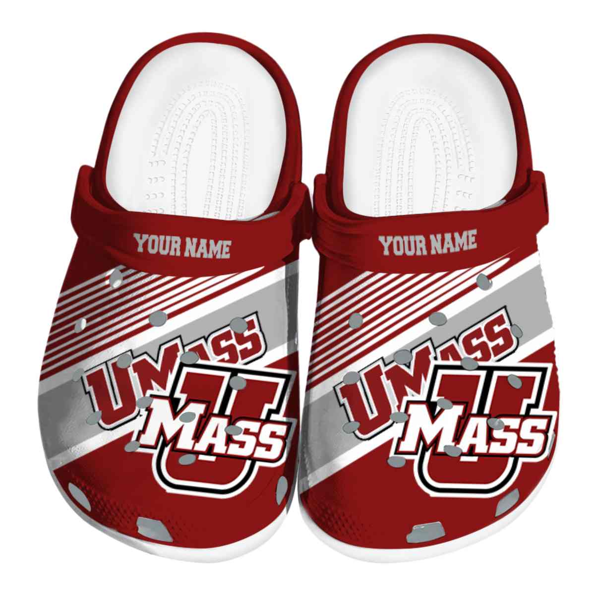 UMass Minutemen 2025 NCAA Sport Crocs Clogs For Men Women and Kids - GNL1465014