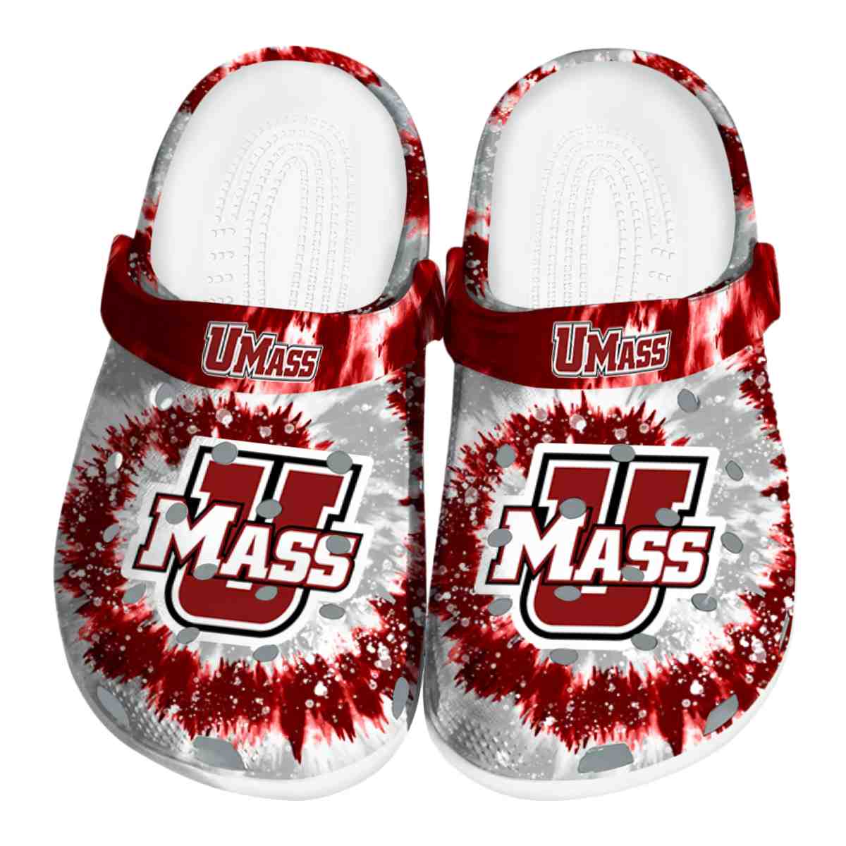 UMass Minutemen 2025 NCAA Sport Crocs Clogs For Men Women and Kids - GNL1464998