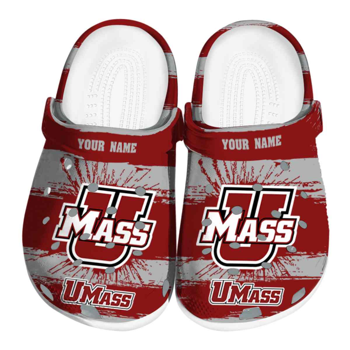 UMass Minutemen 2025 NCAA Sport Crocs Clogs For Men Women and Kids - GNL1465019