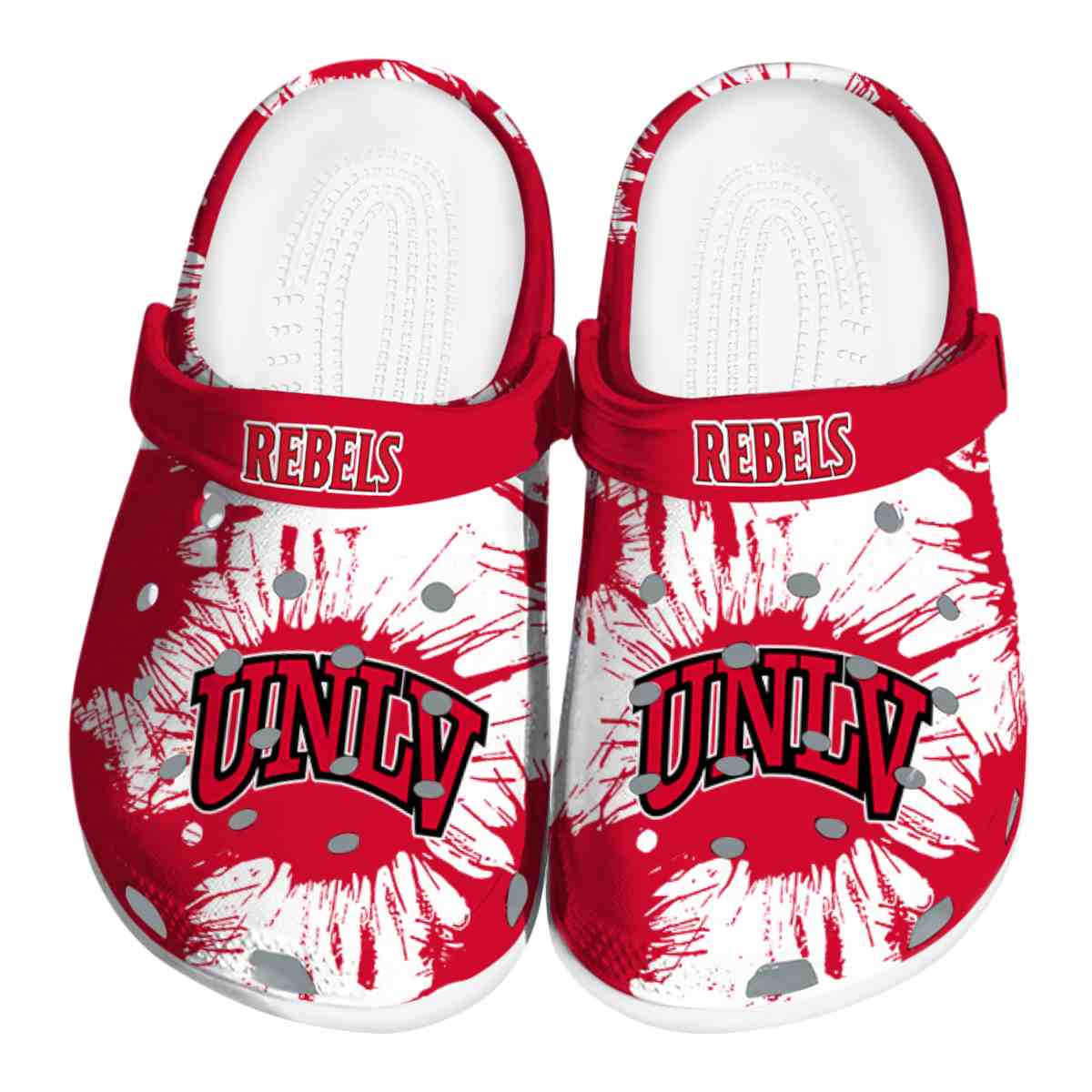 UNLV Rebels 2025 NCAA Sport Crocs Clogs For Men Women and Kids - GNL1465032