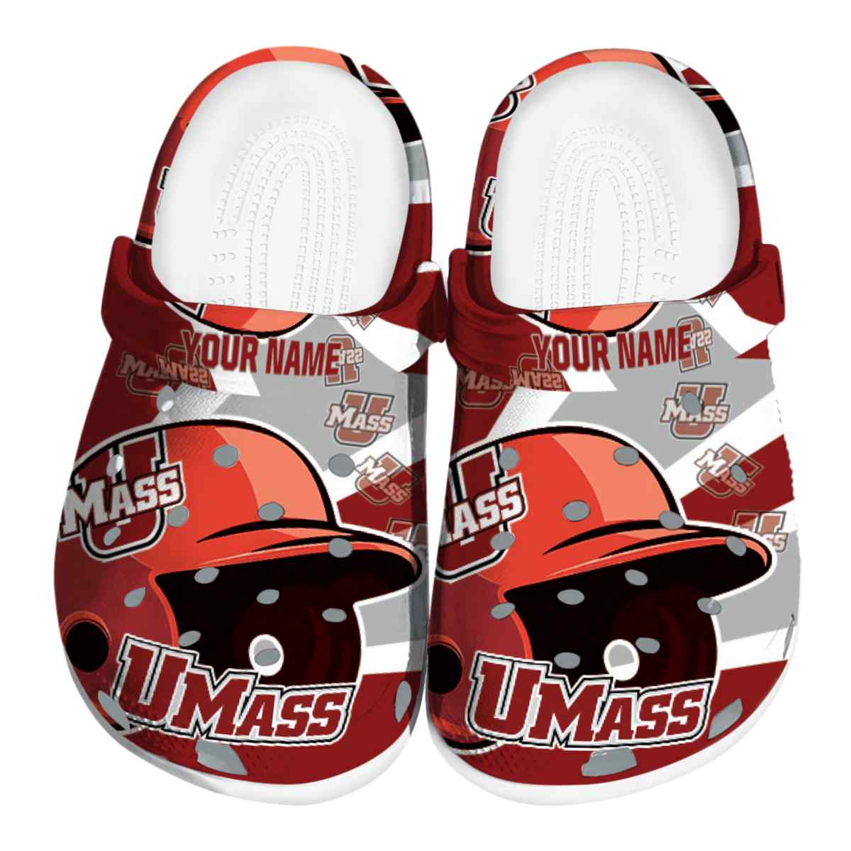 UMass Minutemen 2025 NCAA Sport Crocs Clogs For Men Women and Kids - GNL1465031