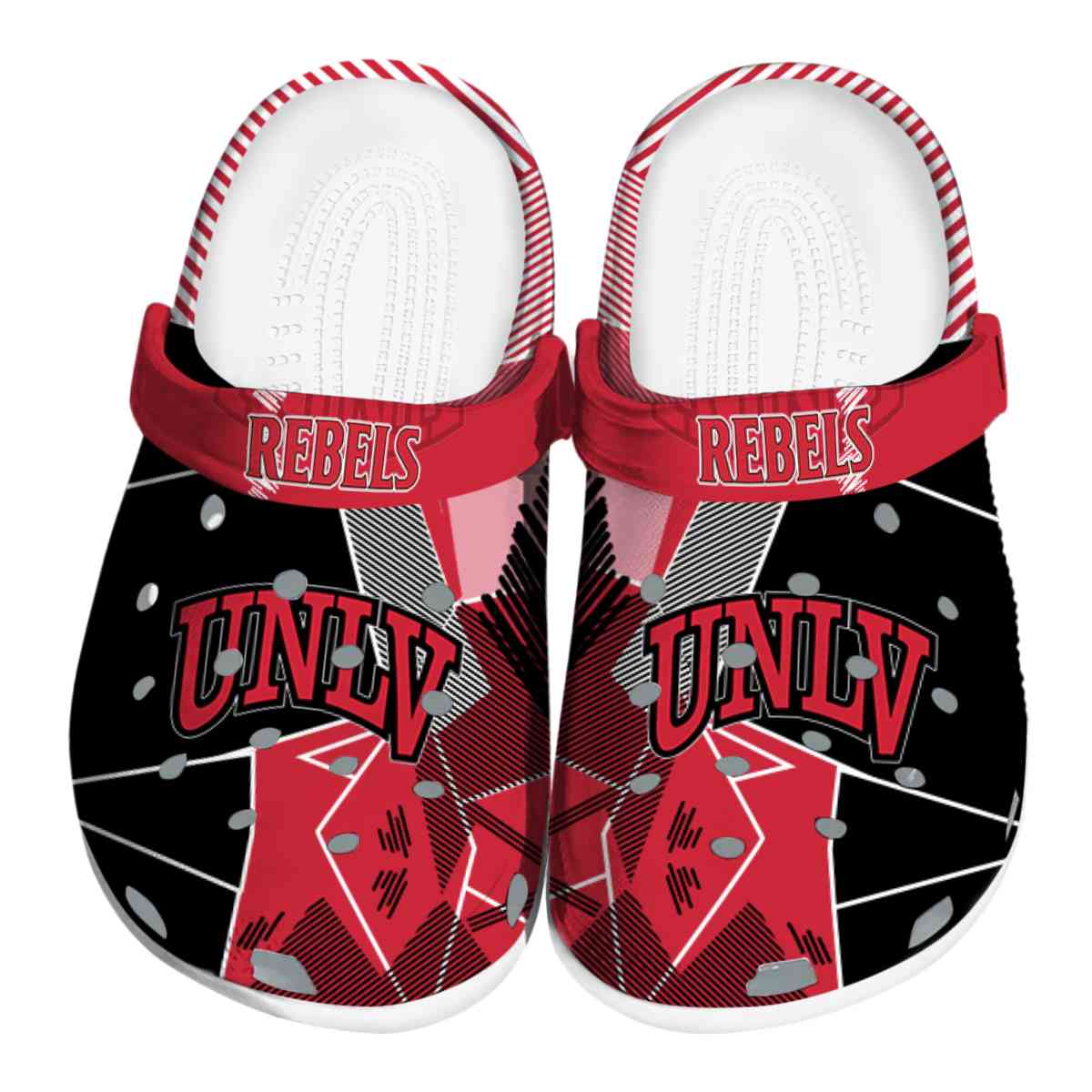 UNLV Rebels 2025 NCAA Sport Crocs Clogs For Men Women and Kids - GNL1465051