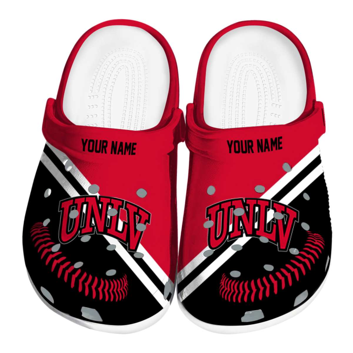 UNLV Rebels 2025 NCAA Sport Crocs Clogs For Men Women and Kids - GNL1465026
