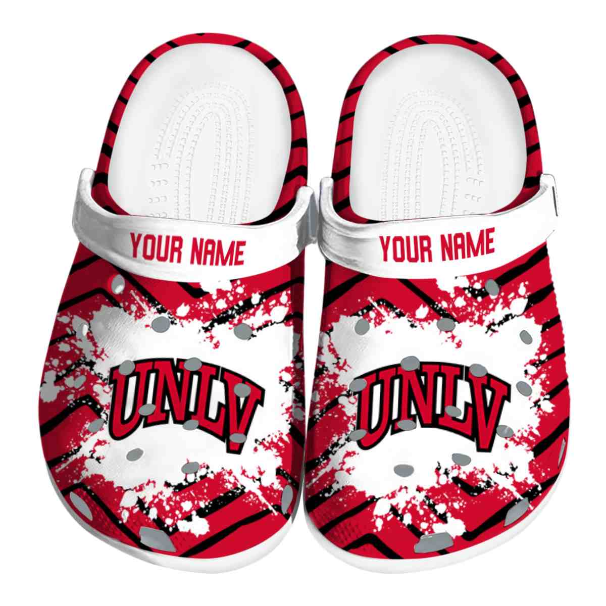 UNLV Rebels 2025 NCAA Sport Crocs Clogs For Men Women and Kids - GNL1465041