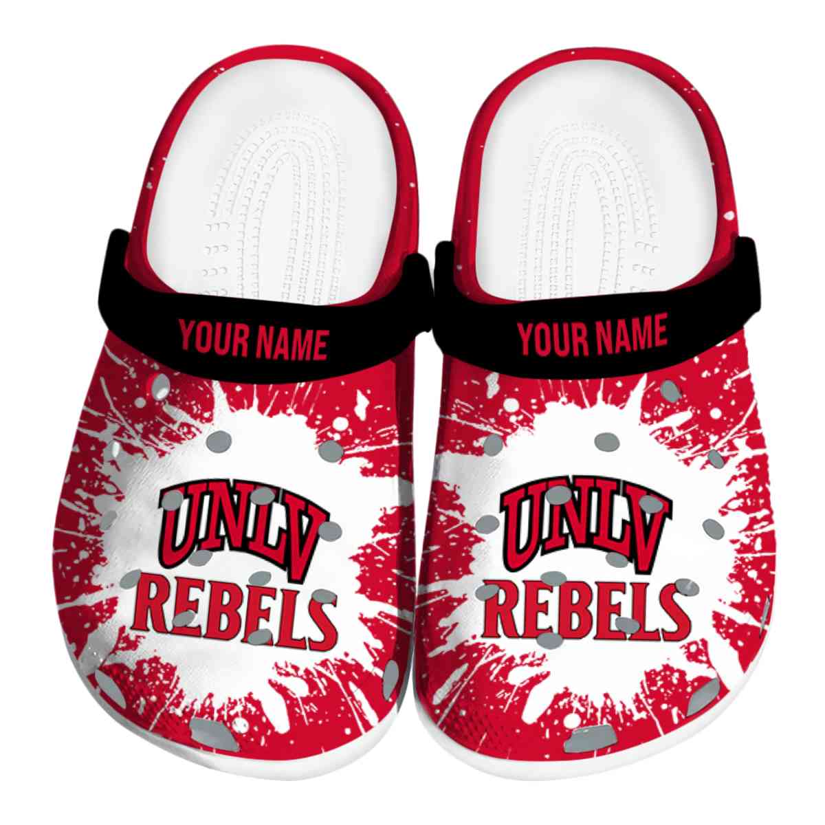 UNLV Rebels 2025 NCAA Sport Crocs Clogs For Men Women and Kids - GNL1465029