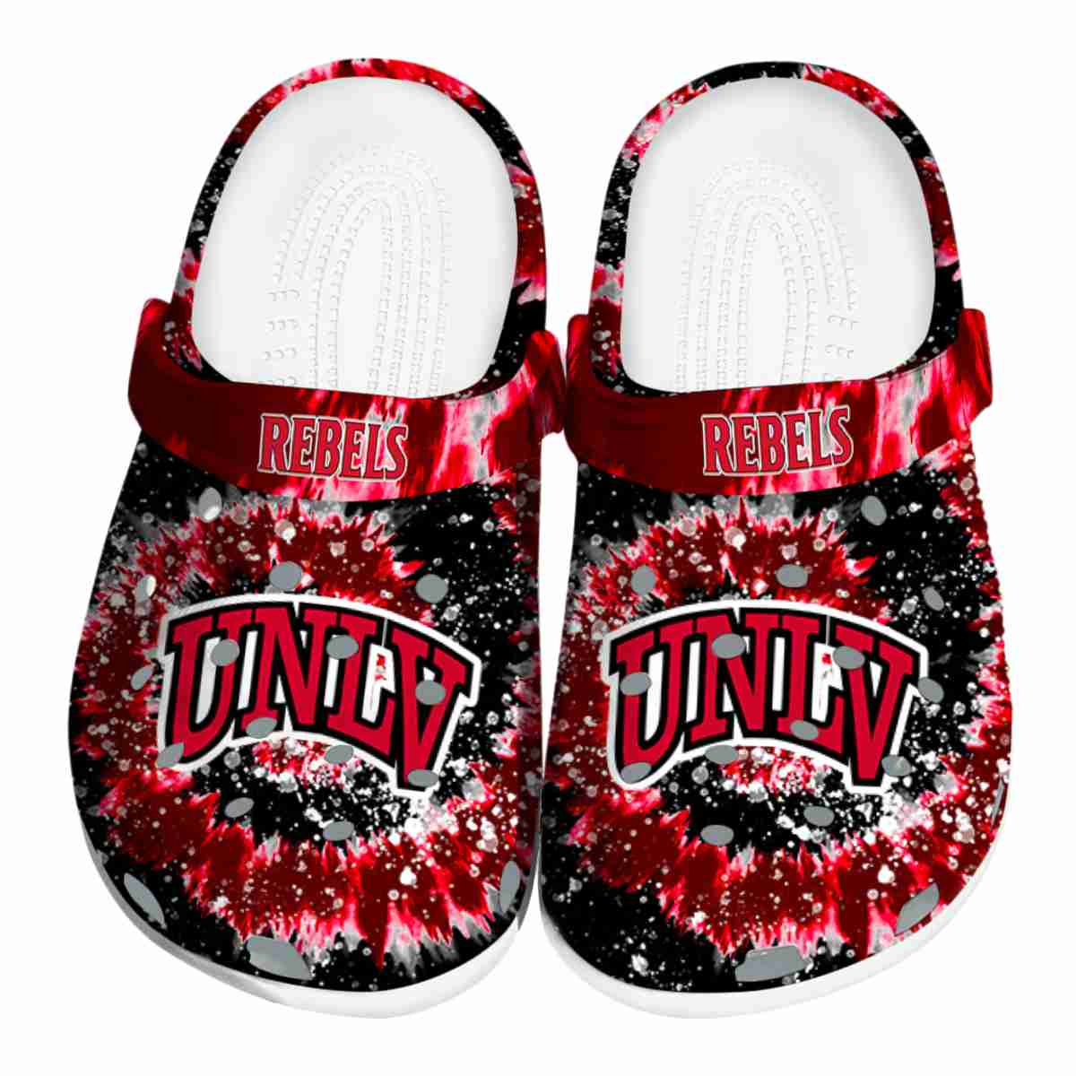UNLV Rebels 2025 NCAA Sport Crocs Clogs For Men Women and Kids - GNL1465037