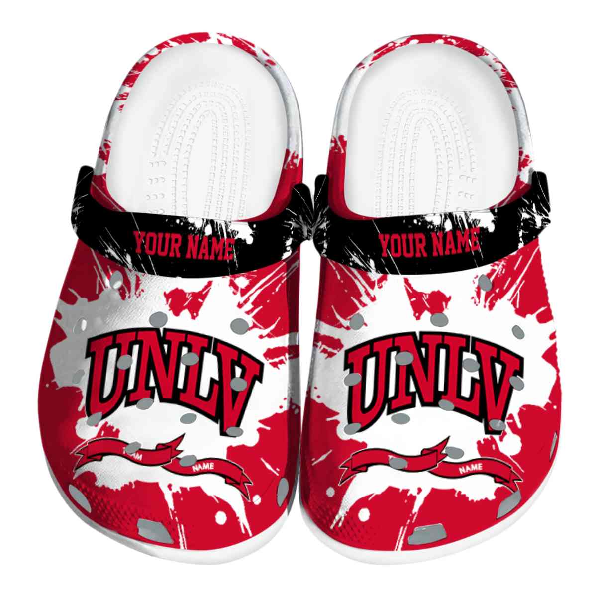 UNLV Rebels 2025 NCAA Sport Crocs Clogs For Men Women and Kids - GNL1465069
