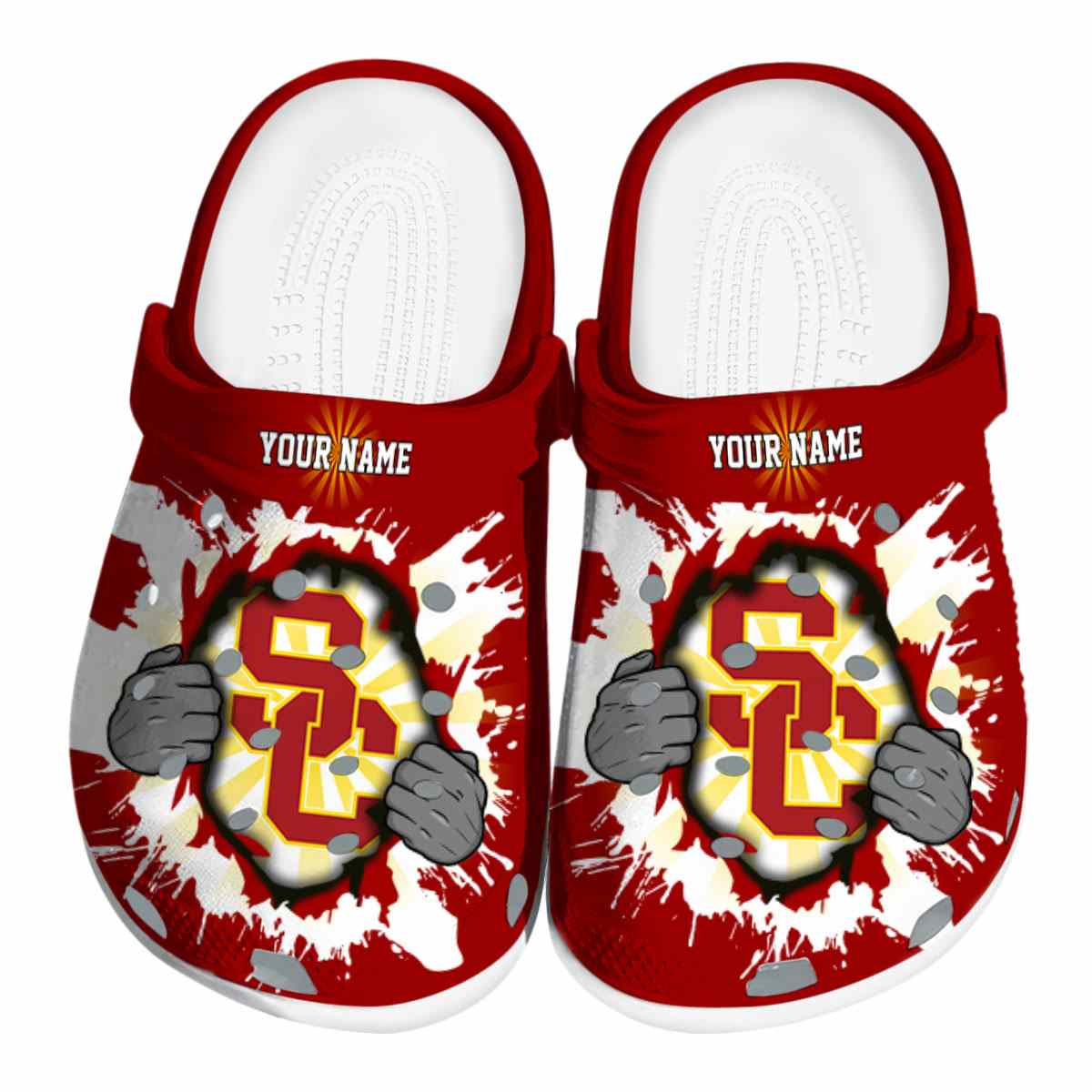 USC Trojans 2025 NCAA Sport Crocs Clogs For Men Women and Kids - GNL1465080