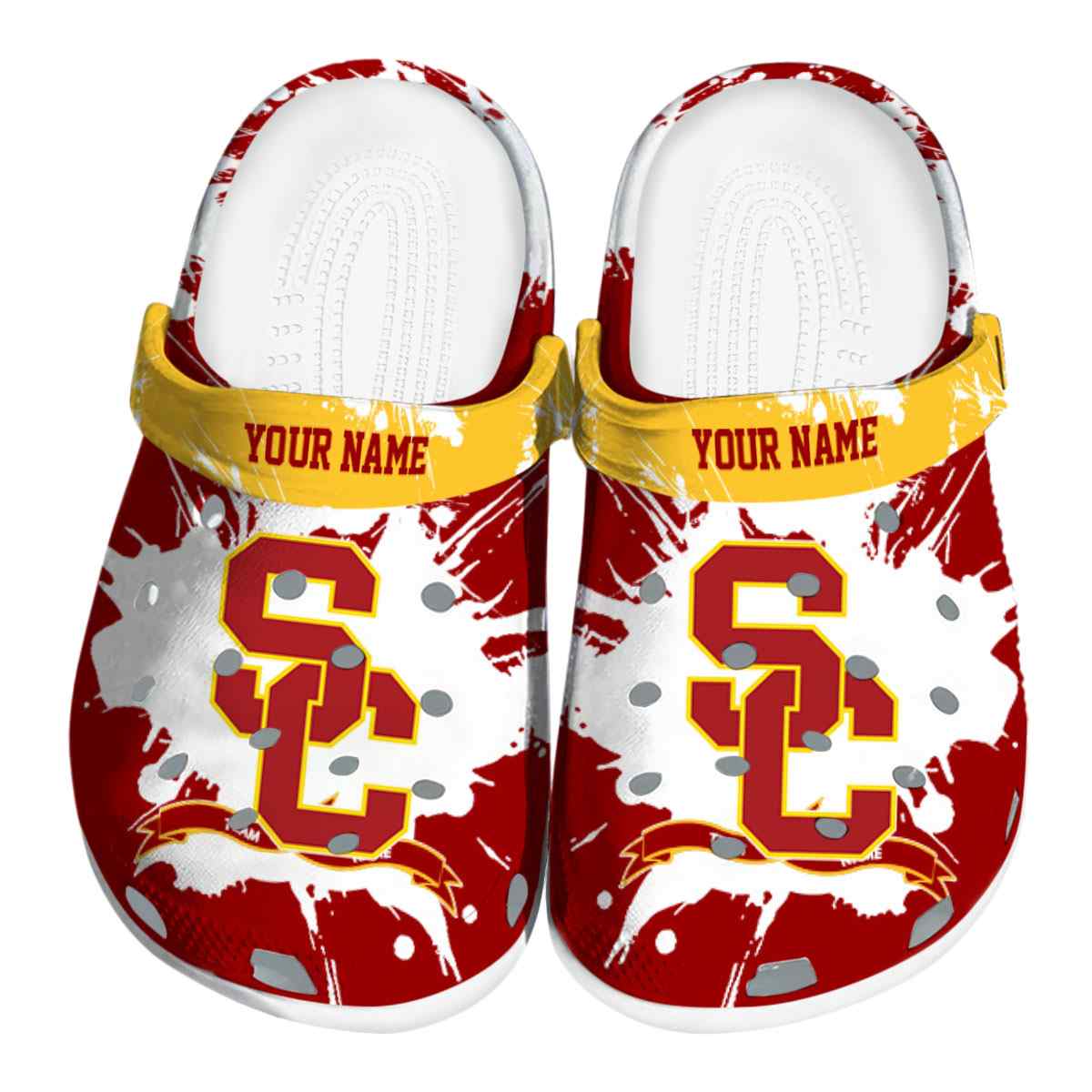 USC Trojans 2025 NCAA Sport Crocs Clogs For Men Women and Kids - GNL1465084
