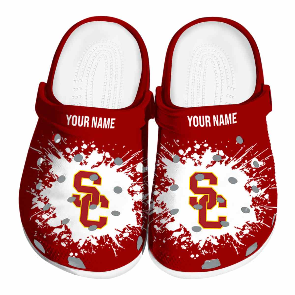 USC Trojans 2025 NCAA Sport Crocs Clogs For Men Women and Kids - GNL1465086