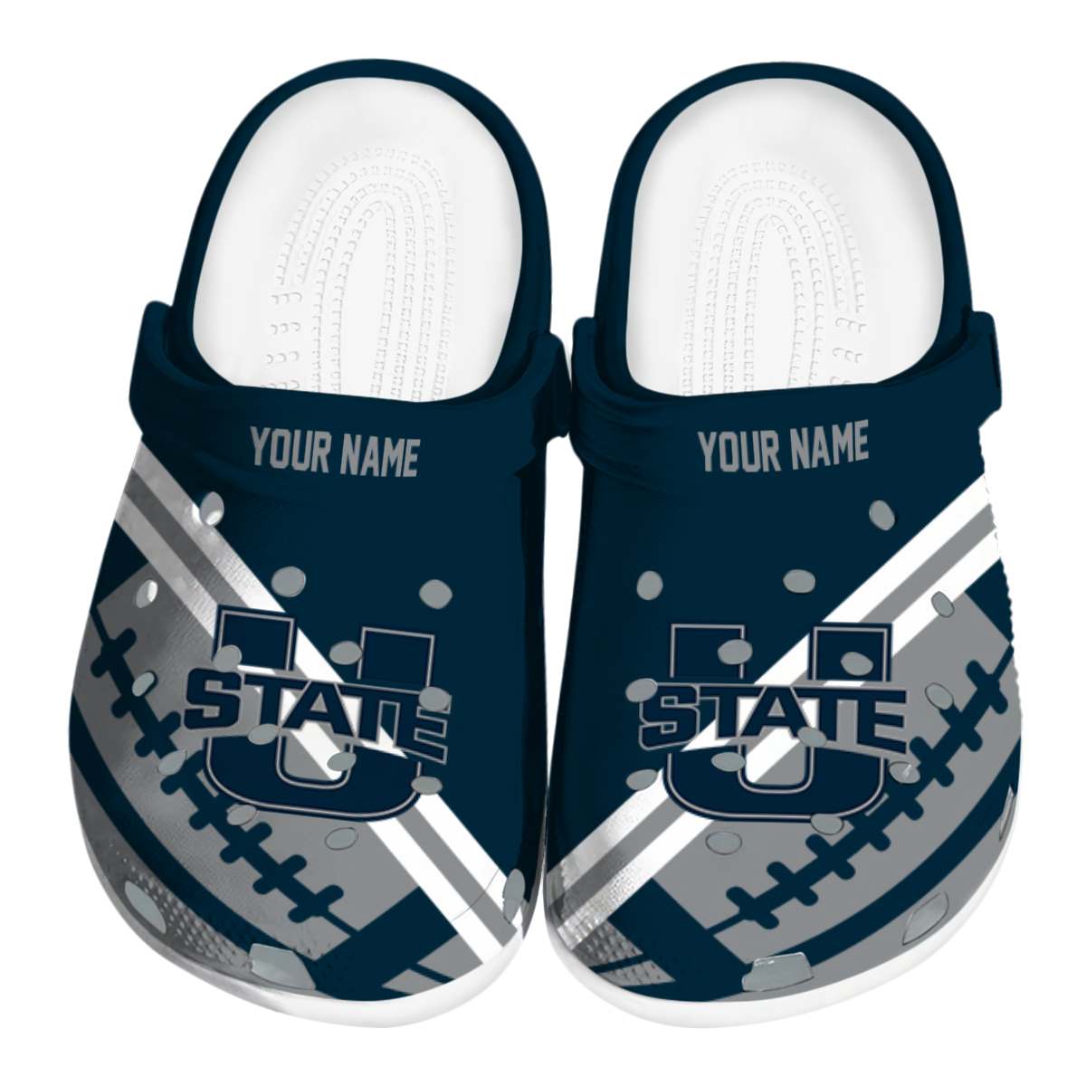 Utah State Aggies 2025 NCAA Sport Crocs Clogs For Men Women and Kids - GNL1465088