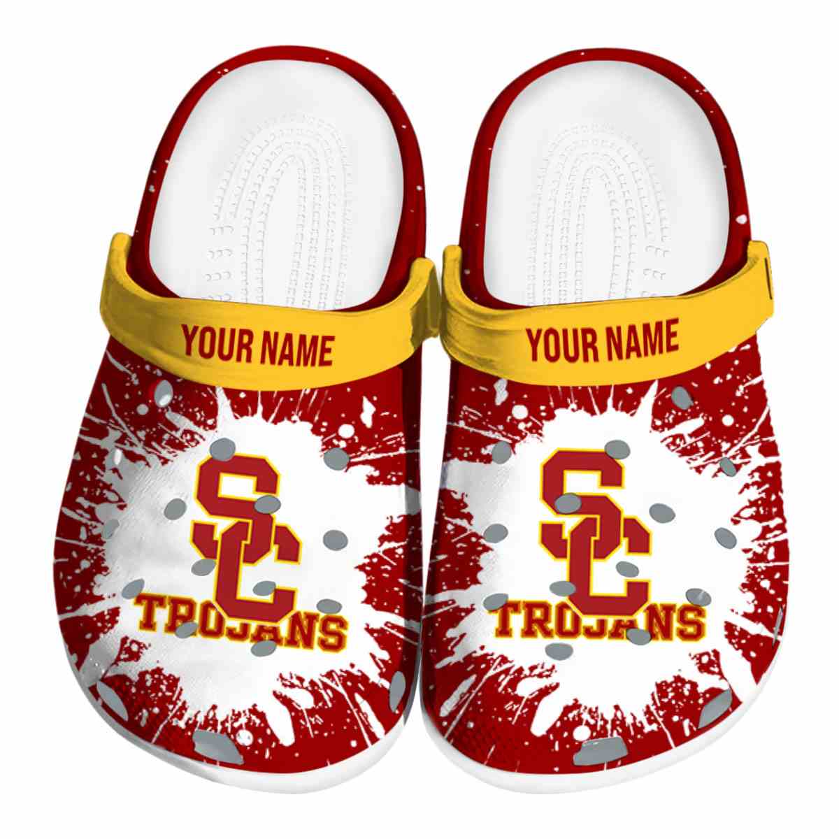 USC Trojans 2025 NCAA Sport Crocs Clogs For Men Women and Kids - GNL1465108