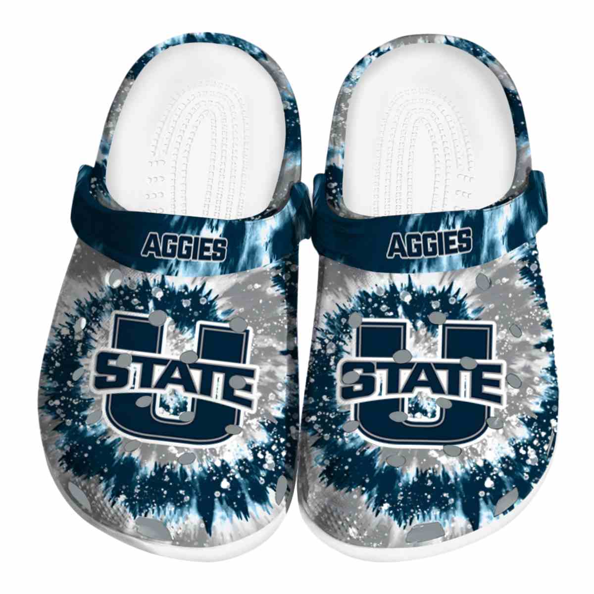 Utah State Aggies 2025 NCAA Sport Crocs Clogs For Men Women and Kids - GNL1465103