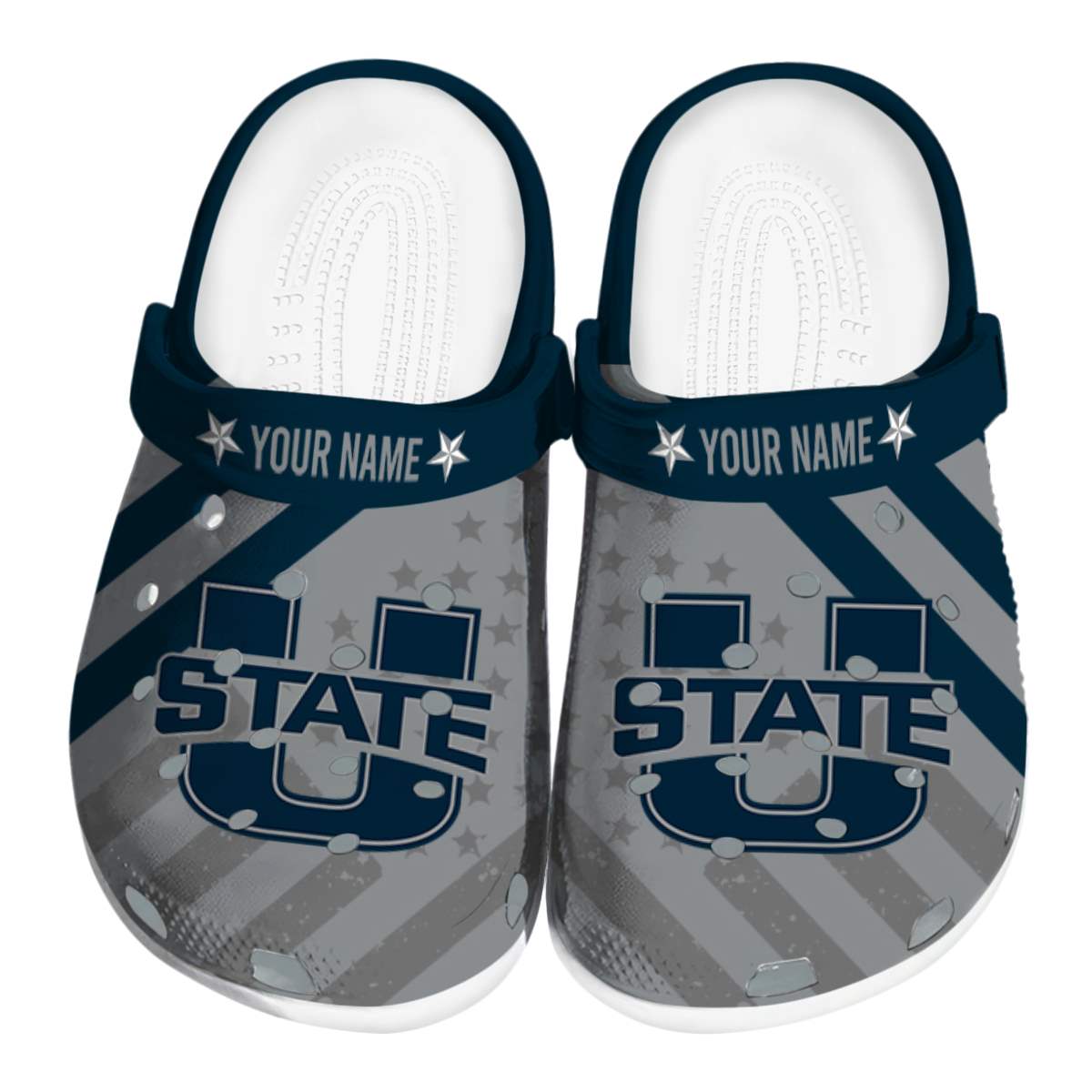 Utah State Aggies 2025 NCAA Sport Crocs Clogs For Men Women and Kids - GNL1465095