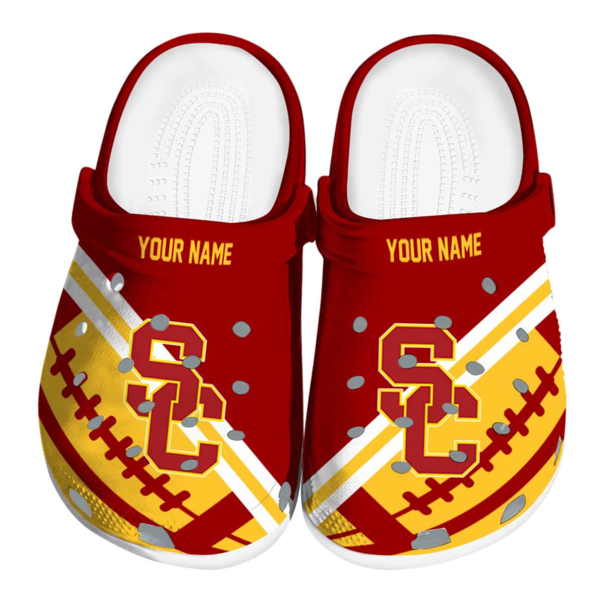 USC Trojans 2025 NCAA Sport Crocs Clogs For Men Women and Kids - GNL1465110