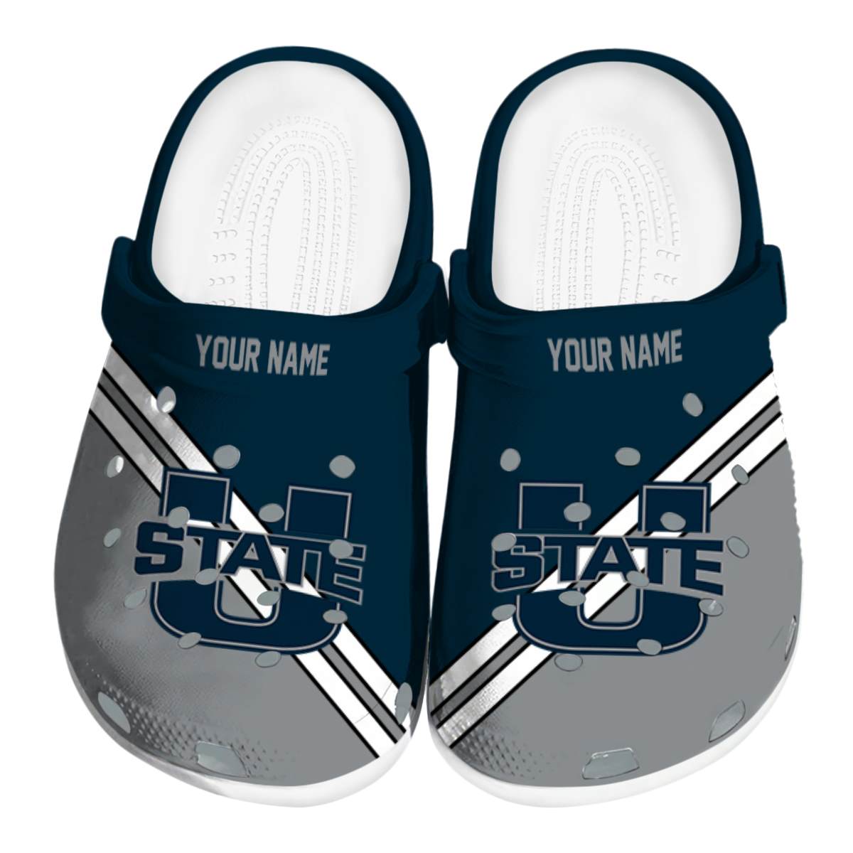 Utah State Aggies 2025 NCAA Sport Crocs Clogs For Men Women and Kids - GNL1465118
