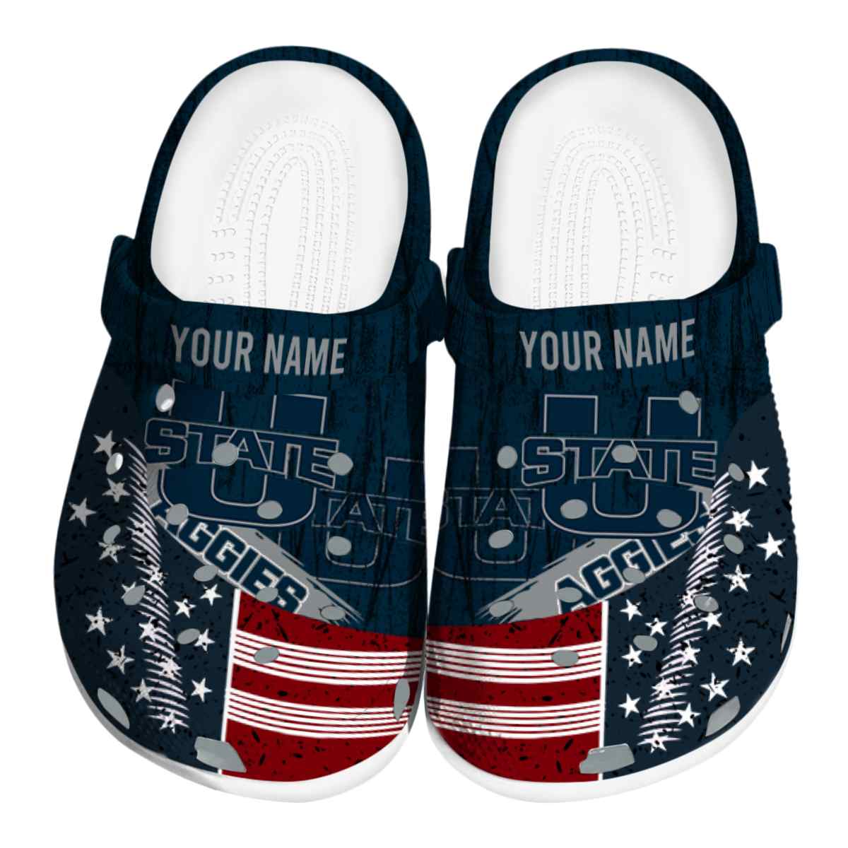 Utah State Aggies 2025 NCAA Sport Crocs Clogs For Men Women and Kids - GNL1465138