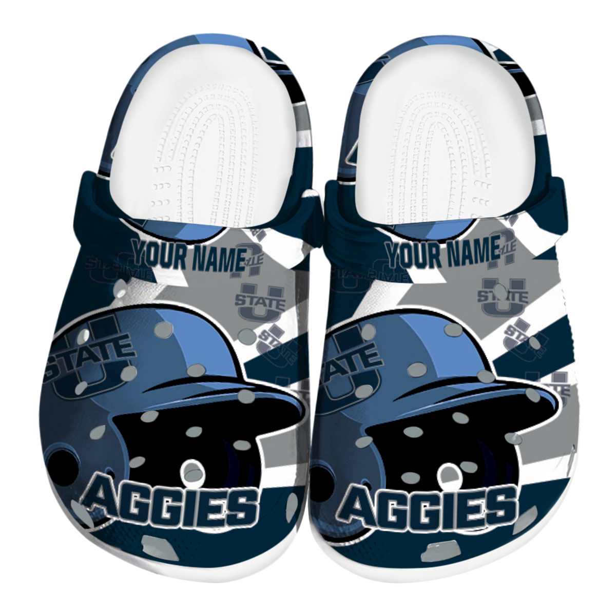 Utah State Aggies 2025 NCAA Sport Crocs Clogs For Men Women and Kids - GNL1465121