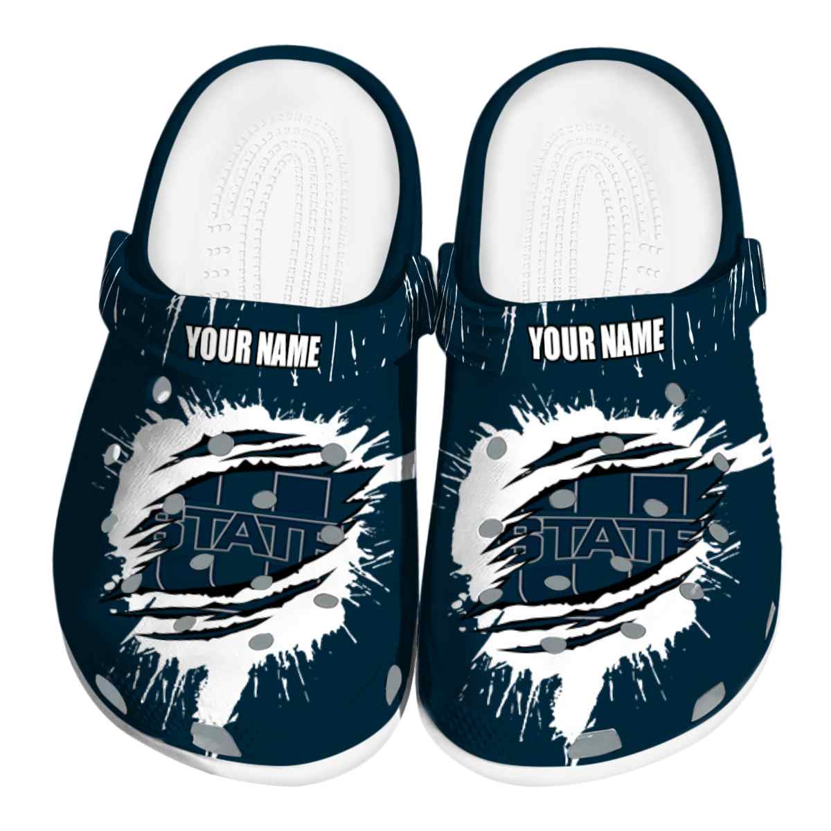 Utah State Aggies 2025 NCAA Sport Crocs Clogs For Men Women and Kids - GNL1465136