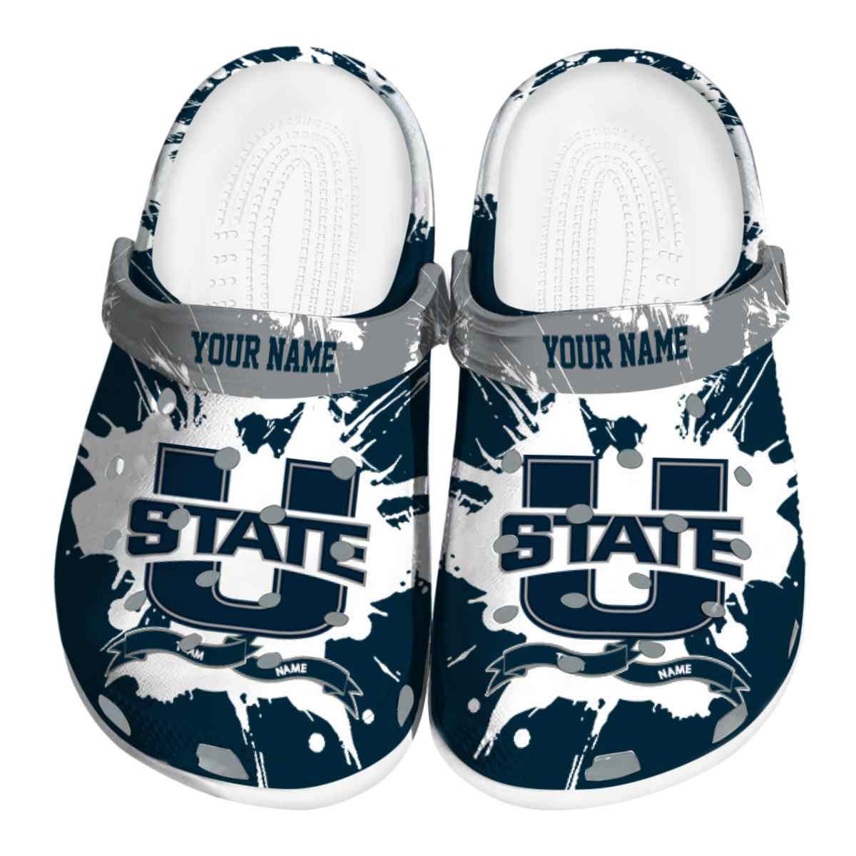 Utah State Aggies 2025 NCAA Sport Crocs Clogs For Men Women and Kids - GNL1465137