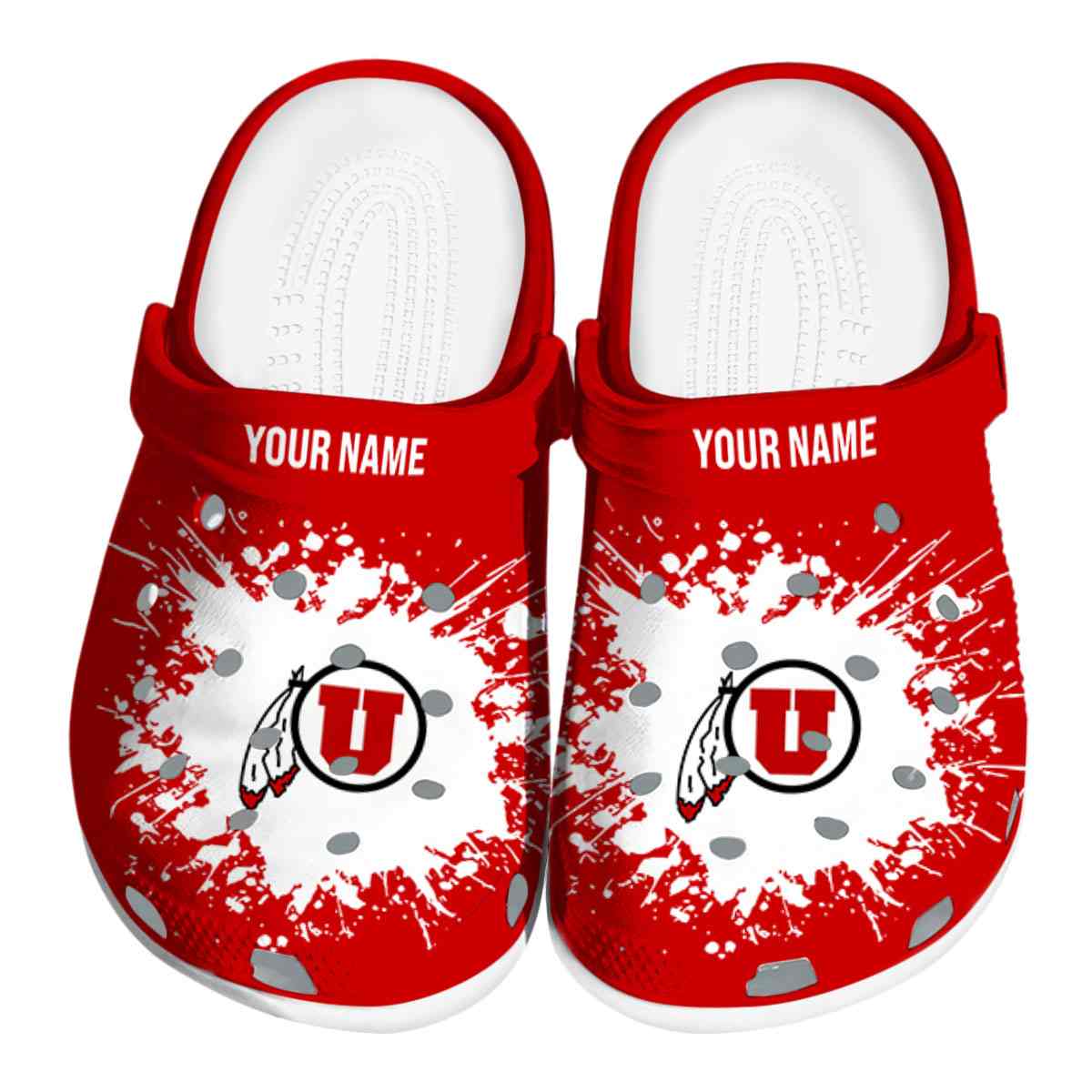 Utah Utes 2025 NCAA Sport Crocs Clogs For Men Women and Kids - GNL1465158