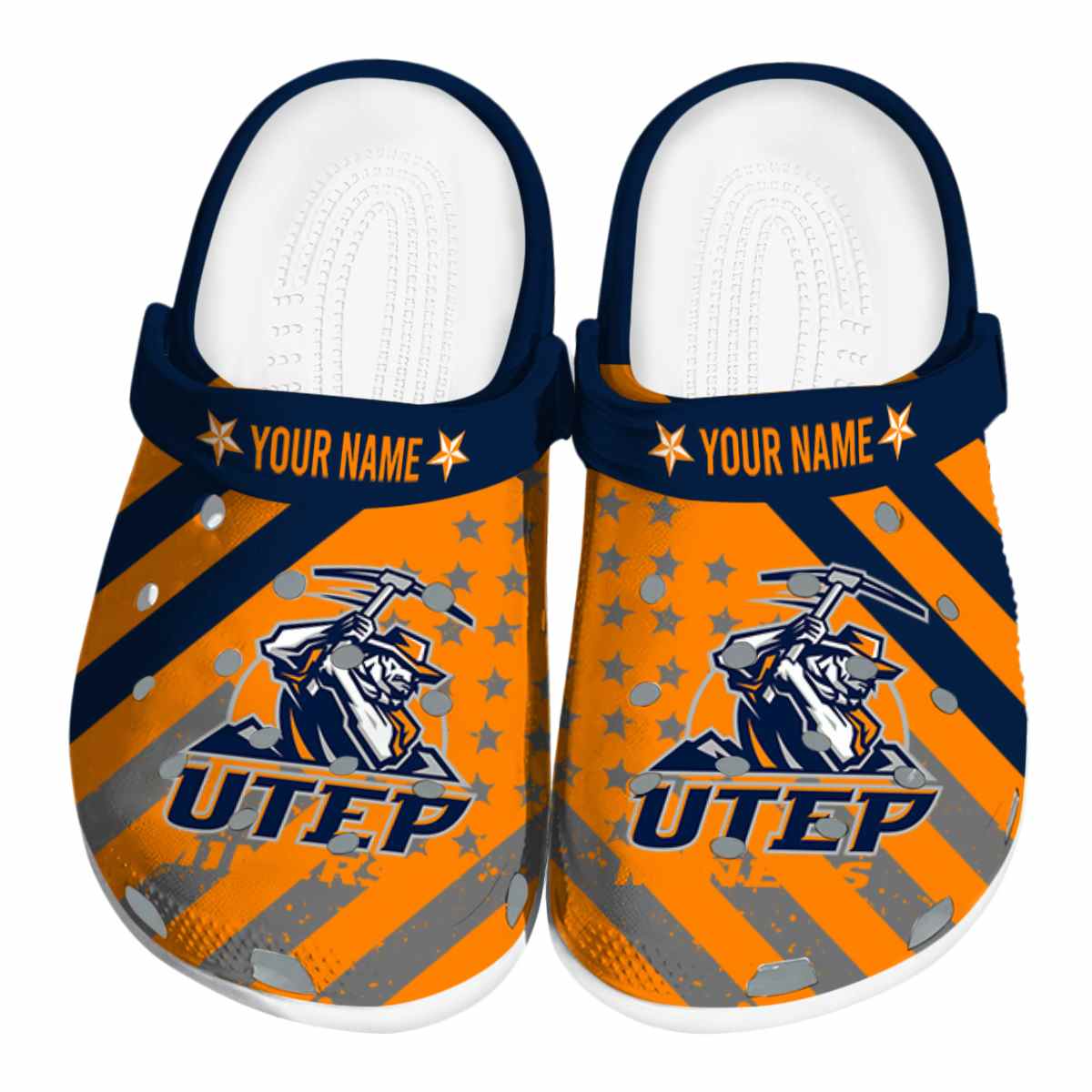 UTEP Miners 2025 NCAA Sport Crocs Clogs For Men Women and Kids - GNL1465164