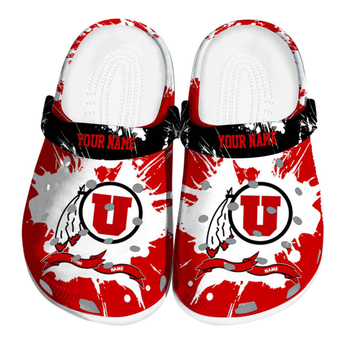 Utah Utes 2025 NCAA Sport Crocs Clogs For Men Women and Kids - GNL1465150